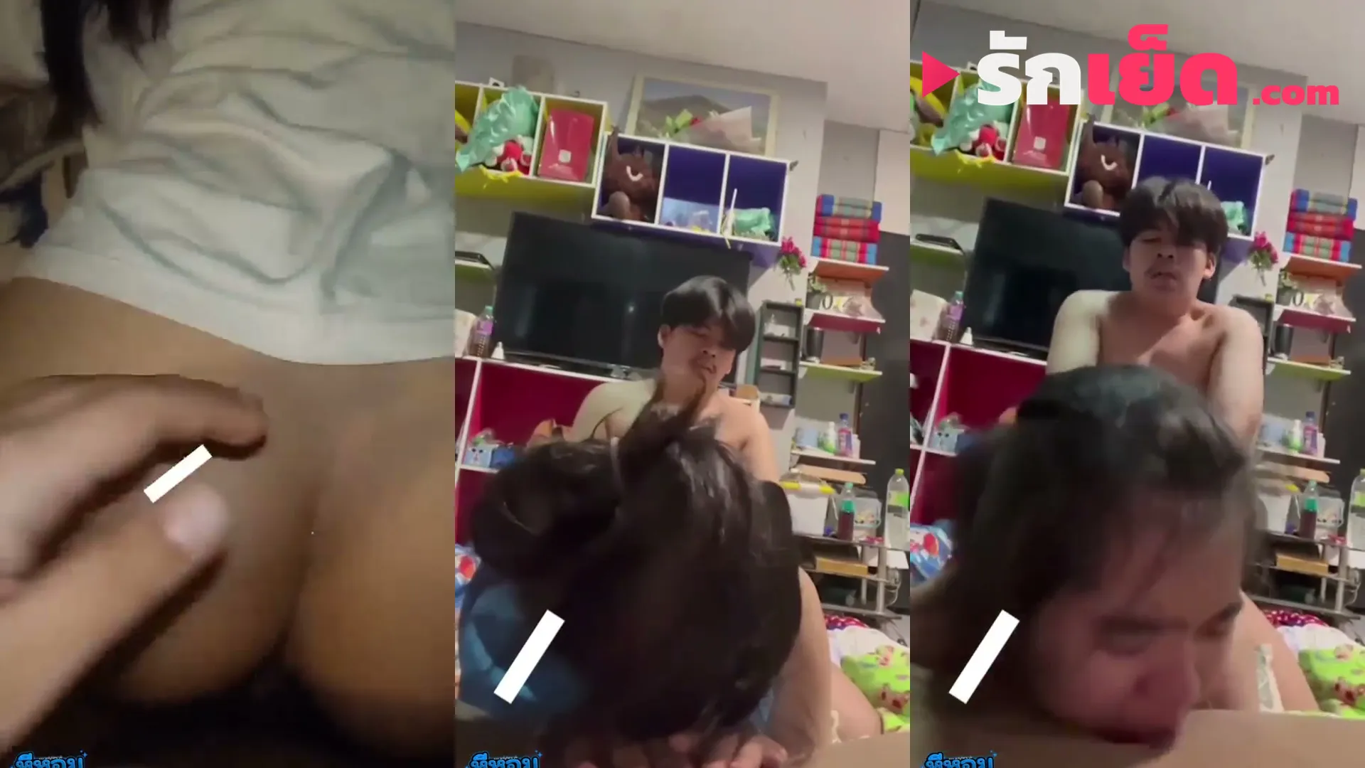 คลิปหลุดทางบ้าน ปลุกแฟนอมควยกลางดึกแล้วจับเย็ดหีร้องครางลั่นน้ำแตกเต็มก้น